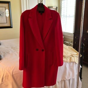 J. Crew red coat